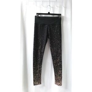 Kimberly Women's Small Black‎ and Pink Speckled Leggings